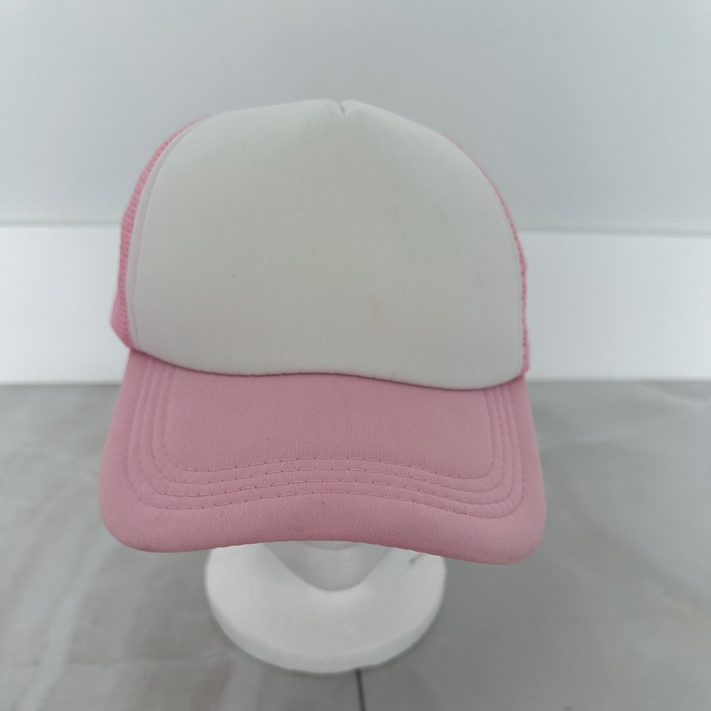 Pink and White Trucker Hat